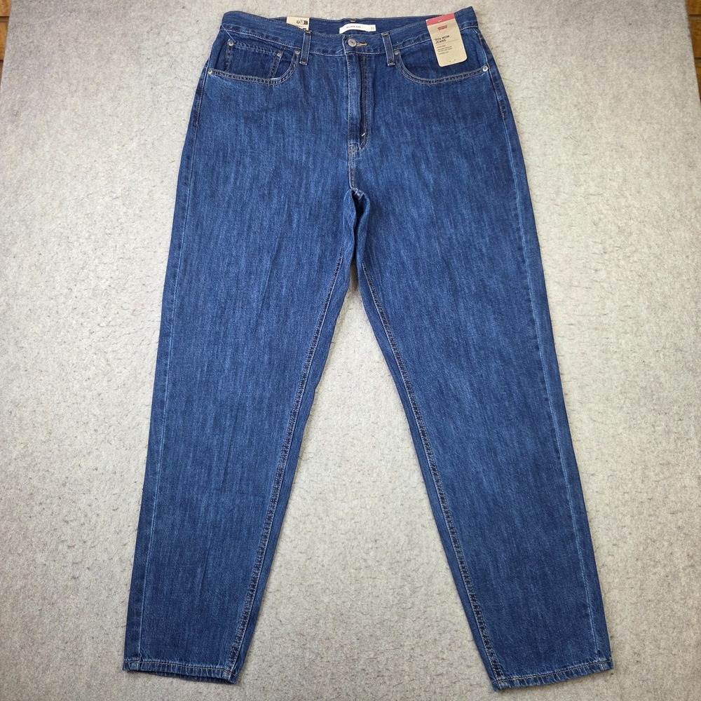Levi's Womens '80s Mom Jeans 33x30 (35x30) Medium Wash High Rise Relaxed Fit NWT